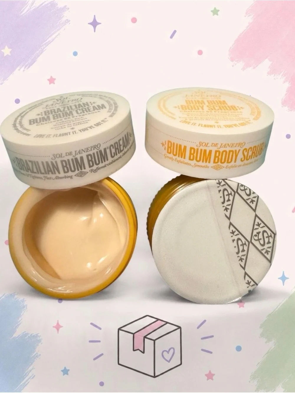 Sol de Janeiro Brazilian Bum Bum Cream & Bum Bum Body Scrub - Cheirosa 62 (Set)